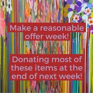 MOVING OUT SALE! REASONABLE OFFERS ACCEPTED